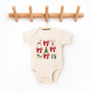 The Juniper Shop Coquette Christmas Collage Baby Bodysuit - 1 of 3