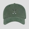 Wemco Men's Golf Club Micro Icon Print Cotton Baseball Hat - Green - 2 of 4