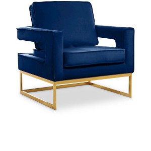 Meridian Furniture,Noah Velvet Accent Chair - 1 of 4