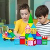PICASSO-TILES Magnetic Tiles, Building Blocks Set with Bag for Kids, 101pc - 2 of 4