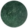 vidaXL Coffee Table Green 23.6"x23.6"x13.8" Real Stone with Marble Texture - 3 of 4