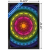 Trends International Delyth Angharad - Rainbow Mandalas Framed Wall Poster Prints - 3 of 4