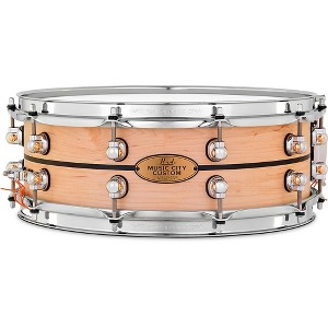Pearl Music City Custom Solid Shell Snare Maple with Ebony Inlay 14 x 5 in. - 1 of 1