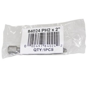 Best Way Tools Phillips 2 in. X 2-1/2 in. L Power Bit Carbon Steel 50 pc - 1 of 3