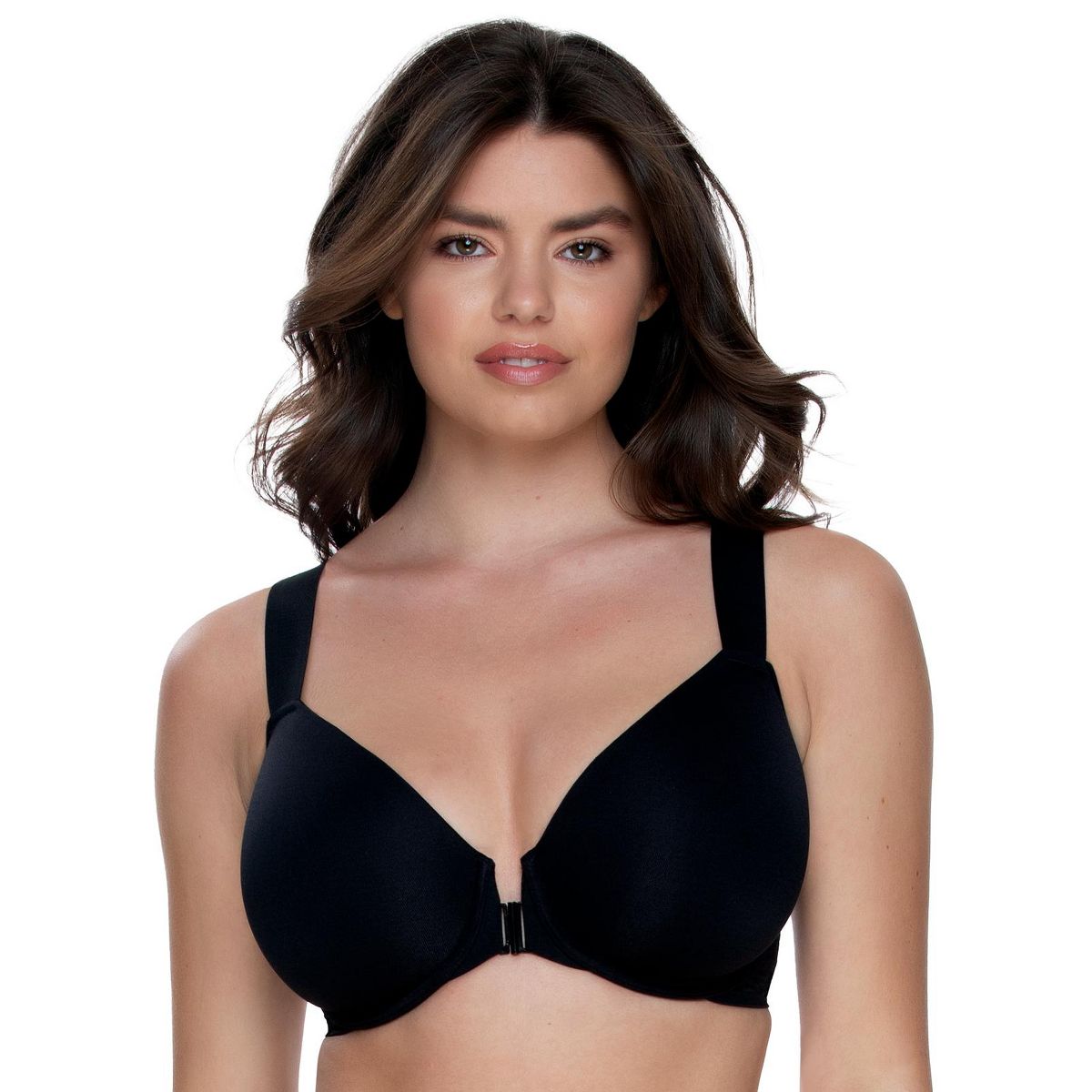 Women's Utopia Front-Close Racerback T-Shirt Bra - Ionic+ Odor Control, Comfortable, Perforated Foam - Felina