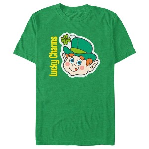 Men's Lucky Charms Leprechaun Face T-Shirt - 1 of 3