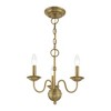 Livex Lighting Windsor 3 - Light Chandelier in  Antique Brass - 4 of 4