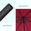 Sonkuki 9 FT Outdoor Patio Umbrella Market Table Umbrella With a Crank for Garden, Deck and Pool - 4 of 4