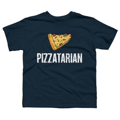 Boy's Design By Humans Pizza Lover, I Love Pizza, I'm a PizzaTarian, Pizza based feed By Newsaporter T-Shirt