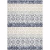 Acekool Washed Velvet Area Rug - Soft High-Density Brocade Carpet for Living Room & Bedroom, Easy Care Foldable Design - 2 of 4