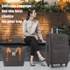 Aukfa Lightweight Soft Sided Swivel Wheels Expandable 3-Piece Luggage Set with Duffel Bag and TSA Lock - 2 of 4