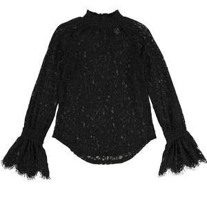 bar III Womens Lace Baby Doll Blouse - 1 of 2