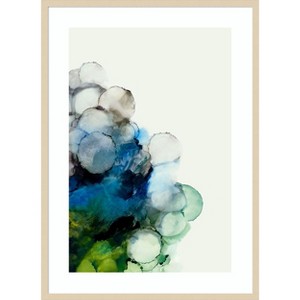 Amanti Art Blue Moss by PI Studio Wood Framed Wall Art Print - 1 of 4
