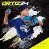 Ortiz34 Youth T-Ball Set, 25" Aluminum Bat (-10 Drop), Foam Core T-Ball, 9" Lightweight Glove, Graffiti Print (Blue/Black) - 2 of 4