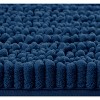 Home Mart Goods 2 Piece Set Blue Soft Cozy Plush Chenille Bath Mat Bathroom Rug - 3 of 4