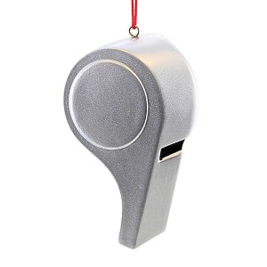 Polarx 3.5 Inch Coach's Whistle Christmas Tree Ornament , Christmas Decor Sports Mentor (1PC) - 1 of 4