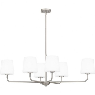Quoizel Lighting Gallagher 6 - Light Chandelier in  Brushed Nickel
