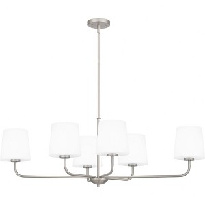 Quoizel Lighting Gallagher 6 - Light Chandelier in  Brushed Nickel - 1 of 4