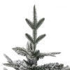 Aghana Digitals 70.9in Pre-Lit Flocked Artificial Christmas Tree, Green with White Snow, LED Warm - 3 of 4