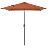 Sonkuki 6.5 FT Outdoor Patio Umbrella Market Table Umbrella With a Crank for Garden, Deck and Pool - 2 of 4