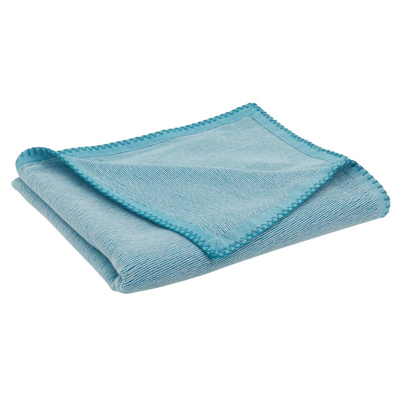 50"x60" Whipstitch Cotton Throw Blanket - Saro Lifestyle, 4 of 6