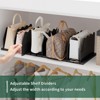YIGII-Closet Rack Divider, Adjustable Divider for Storage, Black - 4 of 4
