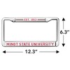 Minot State University School Logo Full Size Standard License Plate Metal Frame - 4 of 4