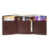 Generic Men's Trifold Wallet, Slim Profile & Durable Construction, Multiple Card Slots & ID Window - 3 of 4