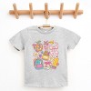 School Supplies Coquette - Kids Youth Short Sleeve Tee and Toddler Short Sleeve Tee - 2 of 3