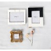 Storied Home White Resin Photo Frame with Beige Accents (Holds 5" x 7" Photo) - 4 of 4