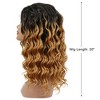 Unique Bargains Women Long Body Wave Lace Front Wigs with Wig Cap 20" 1PC - 2 of 4