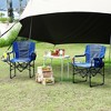 GustoWave Outdoor Camping Directors Chair, Outdoor Foldable Camp Chairs, Oversized Portable Directors Chair with Side Table, Pocket - 2 of 4