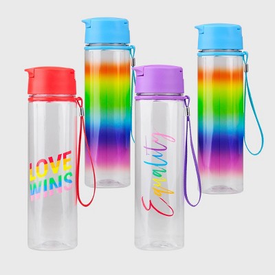 4ct 30oz Water Bottle Rainbow - Bullseye's Playground™