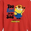 Boys' - Despicable Me Minions - Too Rad To Be Sad Long Sleeve Graphic T-Shirt - 2 of 4