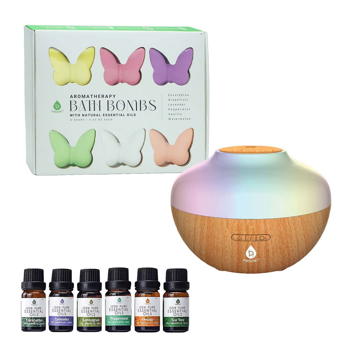 Pursonic Aromatherapy Spa Bundle – Transform Your Home into a Serene Oasis
