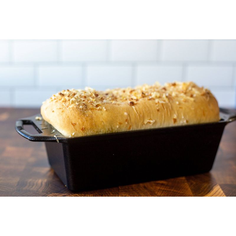 Lodge Cast Iron Loaf Pan Black, 5 of 7