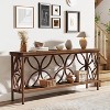 Tribesigns 70.86-Inch Narrow Sofa Table with Storage - 2 of 4