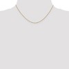 Black Bow Jewelry 0.9mm 18k Yellow Gold Classic Box Chain Necklace - 2 of 4