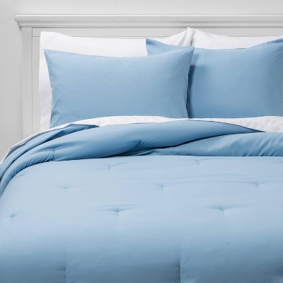 blue and white comforter target