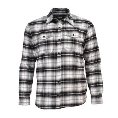 Burnside Men's Modern Fit Plaid Flannel Shirt