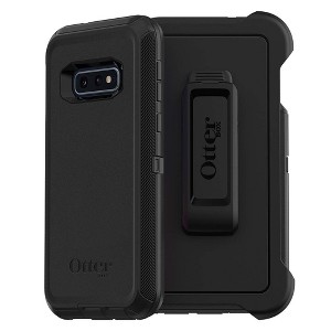 OtterBox DEFENDER SERIES Case & Holster for Galaxy S10E - Black - Manufacturer Refurbished - 1 of 4