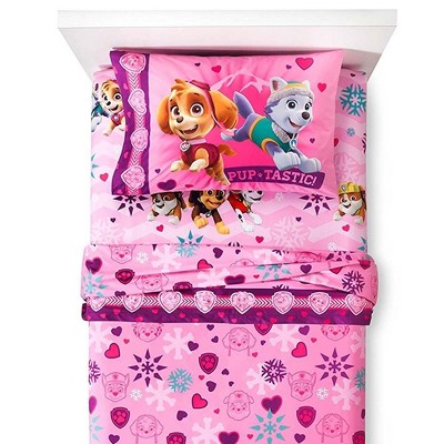 3pc Twin Flannel Sheet Set Best in Snow Bedding Accessories - PAW Patrol..