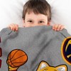 Sleep Squad Denver Nuggets Rocky Mascot 60 x 80 Raschel Plush Blanket - 4 of 4