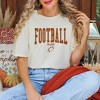 Simply Sage Market Women's Varsity Football Babe Short Sleeve Garment Dyed Tee - 2 of 4