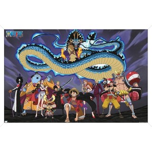 Trends International One Piece: Wano Country - Crew Dragon Framed Wall Poster Prints - 1 of 4