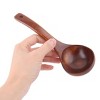 Unique Bargains Home Porridge Dumplings Soup Cooking Mixing Spoon Brown 1 Pc - 3 of 3
