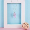 2 Pieces Half Heart Bff Necklace Friendship Necklace for Women Men Friends Birthday Gifts - 2 of 4