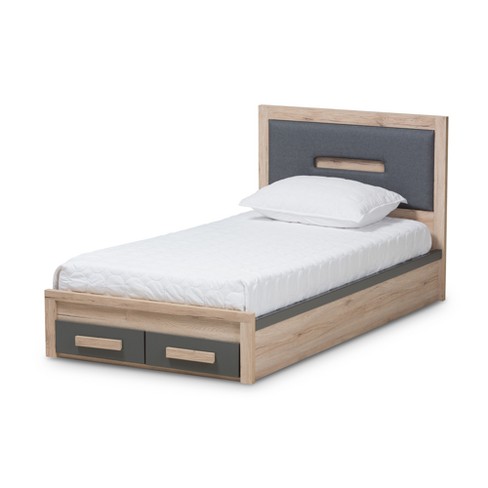 Target twin bed store with storage