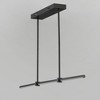 ET2 Lighting Dorian 3 - Light Island Pendant Light in  Black - 4 of 4