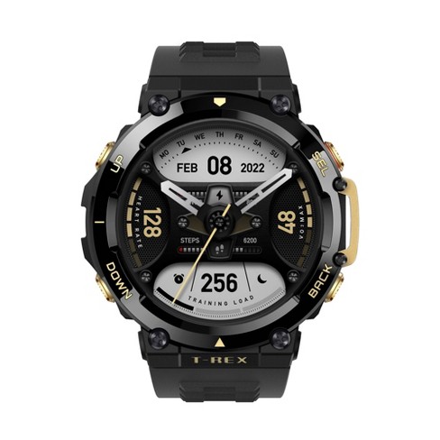 Amazfit T-Rex 2 Military-grade Smartwatch - Black & Gold